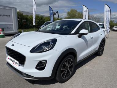 Voir le détail de l'offre de cette FORD Puma 1.0 Flexifuel 125ch S&S mHEV Titanium de 2021 en vente à partir de 227.5 €  / mois