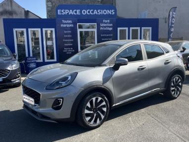 Voir le détail de l'offre de cette FORD Puma 1.0 Flexifuel 125ch S&S mHEV Titanium de 2024 en vente à partir de 227.12 €  / mois