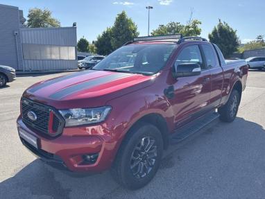 Voir le détail de l'offre de cette FORD Ranger 2.0 TDCi 213ch Super Cab Stormtrak BVA10 de 2022 en vente à partir de 485.55 €  / mois