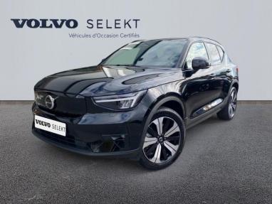 Voir le détail de l'offre de cette VOLVO XC40 Recharge Twin 408ch Ultimate AWD EDT de 2022 en vente à partir de 385.61 €  / mois